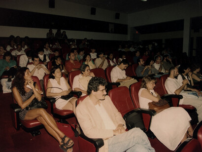 Actividad de la FNCL en la sala de cine Glauber Rocha, La Habana, Cuba