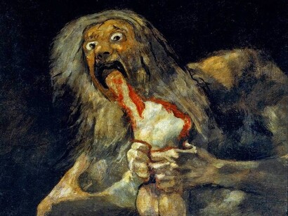 «Saturno devorando a un hijo», Goya