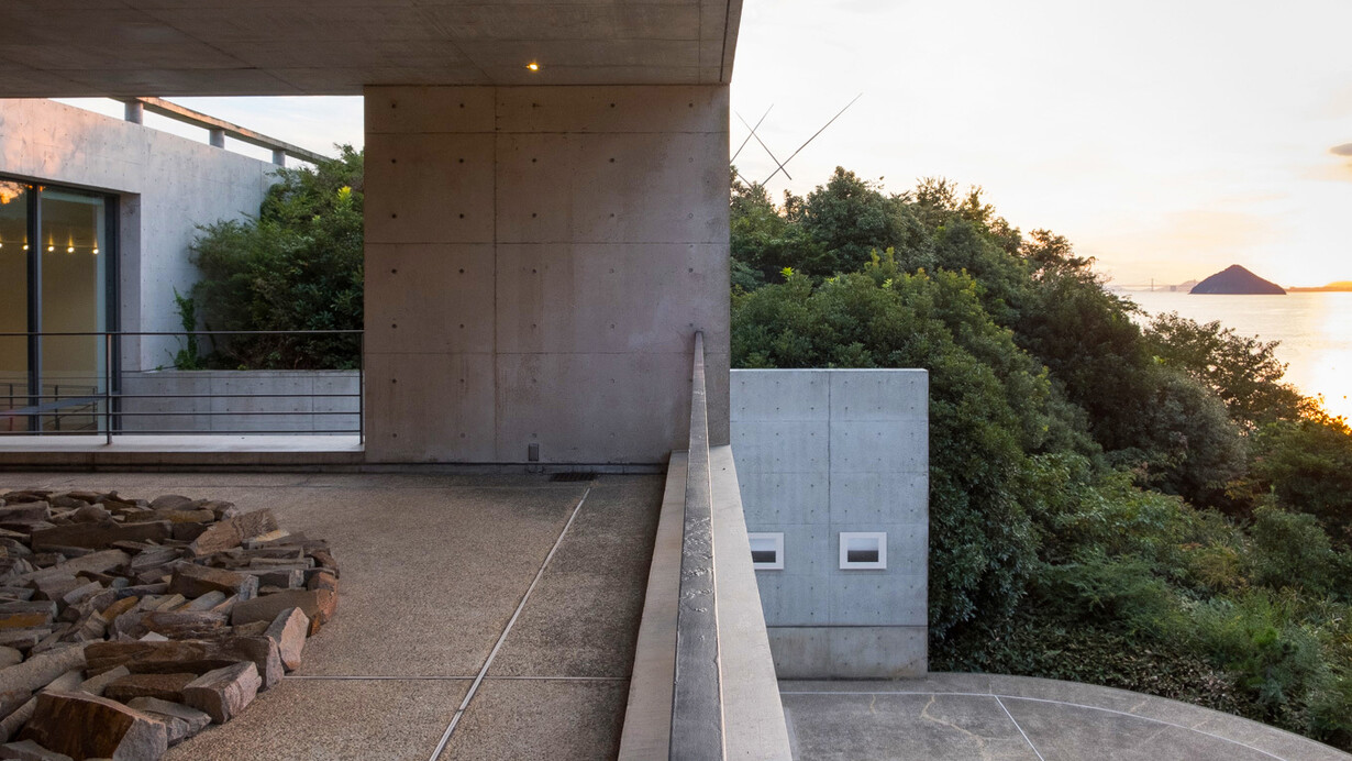 Benesse House on Naioshima Island in Japan, is described as a museum where visitors can sleep