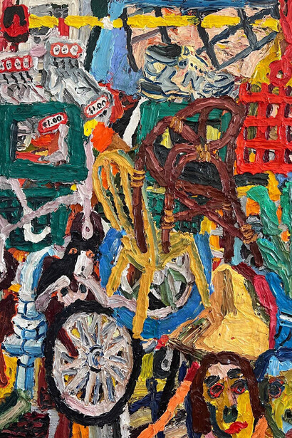 Emilio Villalba, Everything is something 19, 2025. Courtesy of Dolby Chadwick Gallery