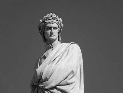 Enrico Pazzi, Monumento a Dante Alighieri in piazza Santa Croce a Firenze