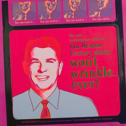 Andy Warhol, Ads: Van Heusen (FS IIB.356), 1985. Courtesy of Taglialatella Galleries
