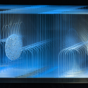 Olesya Kot, Transparent world, exhibition sculpture. Courtesy of Erarta Museum