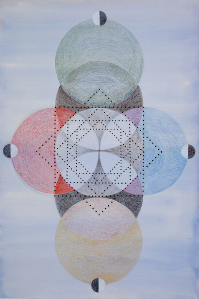 Grace DeGennaro, Temple 17 (Dawn) (detail), 2026. Courtesy of Tang Museum