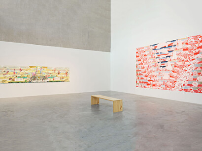 Andrea Carlson, Endless sunshine, exhibition view. Courtesy of CAM