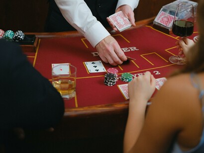 Jogos de azar no casino