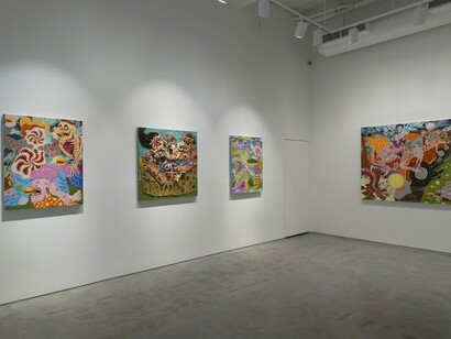 Gone Fishin', Exhibition view. Courtesy of Joshua Liner Gallery