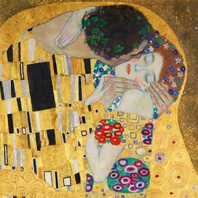 Belvedere Collection & Kiss by Gustav Klimt. Courtesy of Belvedere Museum