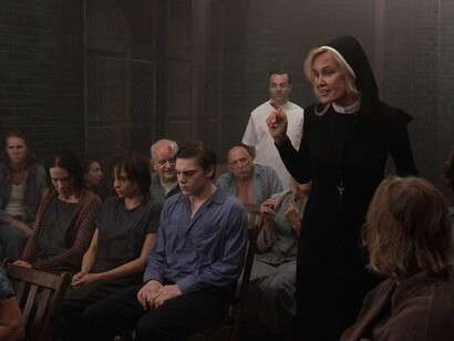 Jessica Lange como la Hermana Jude en "American Horror Story: Asylum"
