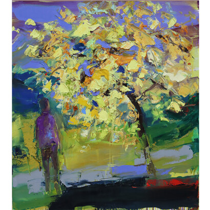 Henry Jabbour, These Fleeting Charms Of Earth, 95x85 cm. Courtesy the artist and Friedrichs Pontone