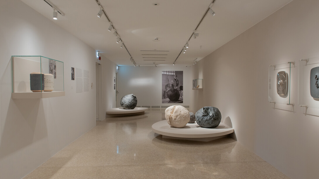 Manu-facture: the ceramics of Lucio of Fontana, exhibition view. Courtesy of Peggy Guggenheim Collection