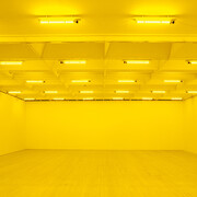 Olafur Eliasson Room for one colour, 1997 luci monofrequenza / monofrequency lights dimensioni variabili / dimensions variableveduta dell’installazione al Moderna Museet, Stoccolma / Installation view atModerna Museet, Stockholm 2015 Foto / Photo Anders Sune Berg Courtesy l’artista; neugerriemschneider, Berlino e Tanya Bonakdar Gallery, New York / Courtesy the artist; neugerriemschneider, Berlin and Tanya Bonakdar Gallery, New York © 1997 Olafur Eliasson