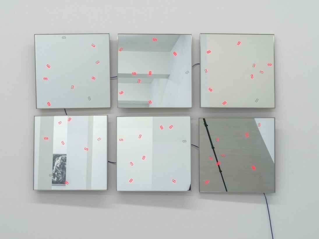 Tatsuo Miyajima, Exhibition view. Courtesy of Buchmann Galerie