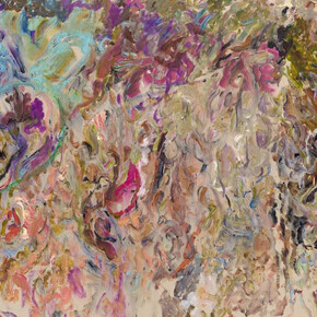 Larry Poons, Company we keep, 2023. Courtesy of Almine Rech 