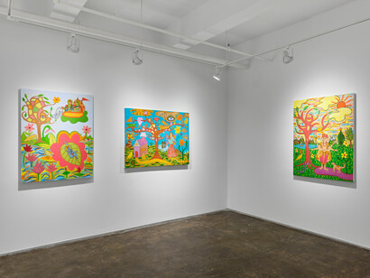 Susan Bee, Days of awe, exhibition view. Courtesy of A.I.R. Gallery