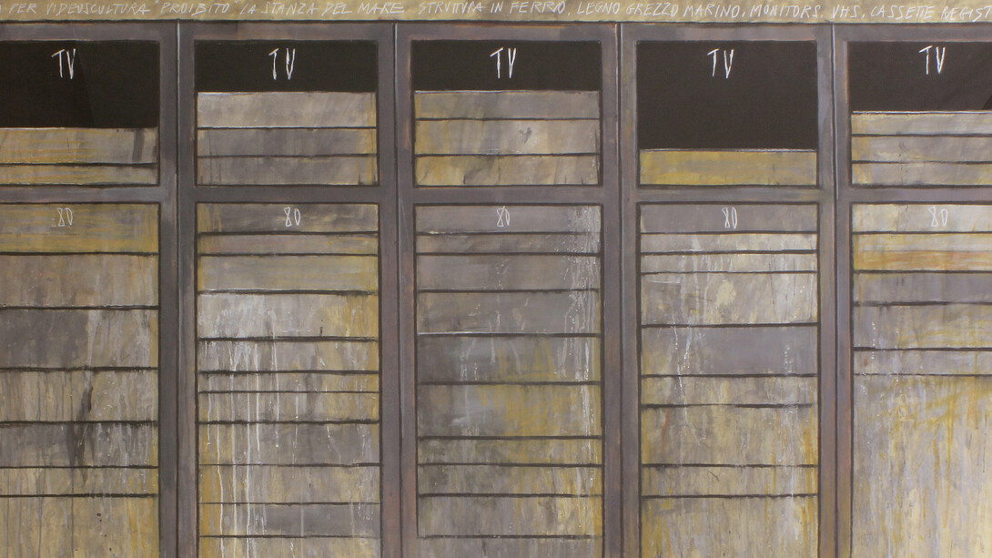 F. Plessi_Armadio proibito (del mare)_1990_cm 150 x 200