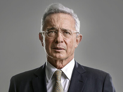 Álvaro Uribe, expresidente de Colombia en los períodos 2002-2006 y 2006-2010