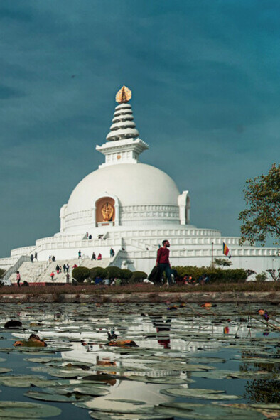 The World Peace Pagoda in Nepal highlights the need for world peace