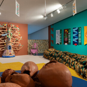 Yvette Molina, A promise to the leaves, exhibition view. Courtesy of Tang Museum