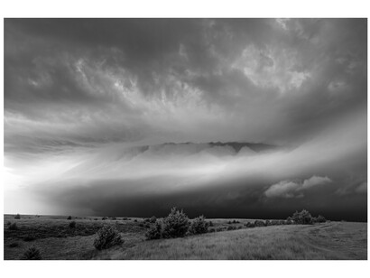 Mitch Dobrowner, Cloud with Wings, 2022, archival pigment ink print, 14x20 inches, edition of 15; 20x30 inches, edition of 25; 34x50 inches, edition of 5. Courtesy the artist and Catherine Couturier Gallery