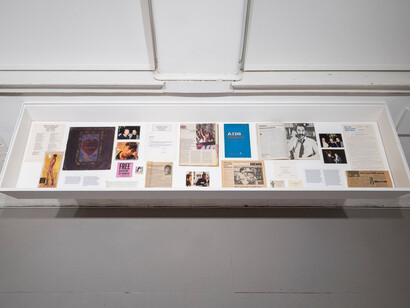 Love rules: the Harm reduction archives of Heather Edney and Richard Berkowitz, vista de exhibición. Cortesía del MoMA PS1