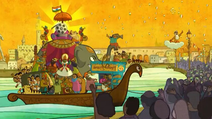 Fotogramma dal cortometraggio promozionale del River to River Florence Indian Film Festival. Per gentile concessione di River to River Florence Indian Film Festival