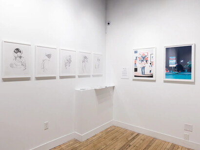 Tom Haugomat and Anuj Shrestha, Cities of love, exhibition view. Courtesy of Paradigm Gallery + Studio