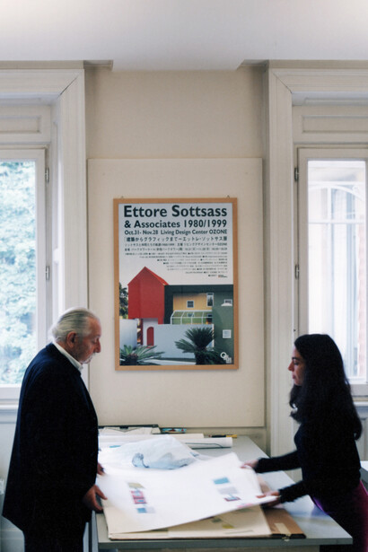 Ettore Sottsass e Elena Cutolo, photo©ramak fazel
