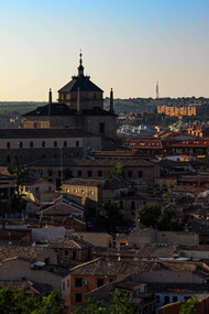 Vista aérea de Toledo, España