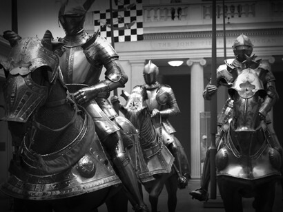 Knights were considered the symbols of courage, virtue and chivalry in medival times
