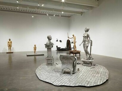 Pawel Althamer, The Neighbors, 2014, Exhibition views, New Museum. Photo: Benoit Pailley