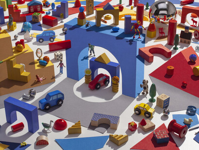 Walter Wick, Flatland, from Can you see what I see? Hidden wonders! (detail), 2021. Courtesy of High Museum of Art