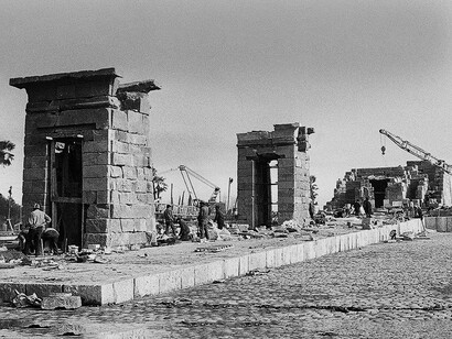 Reconstruyendo el Templo de Debod, Madrid, España