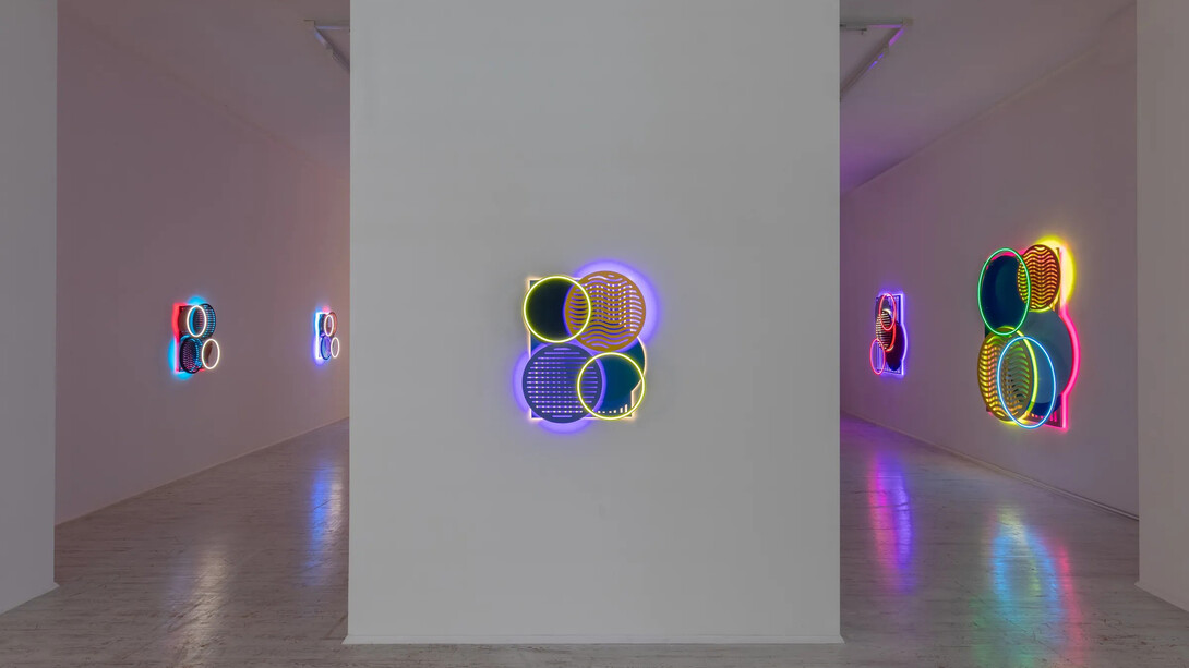 Erik Saglia, Spaced out, vista della mostra. Cortesia di Thomas Brambilla Gallery