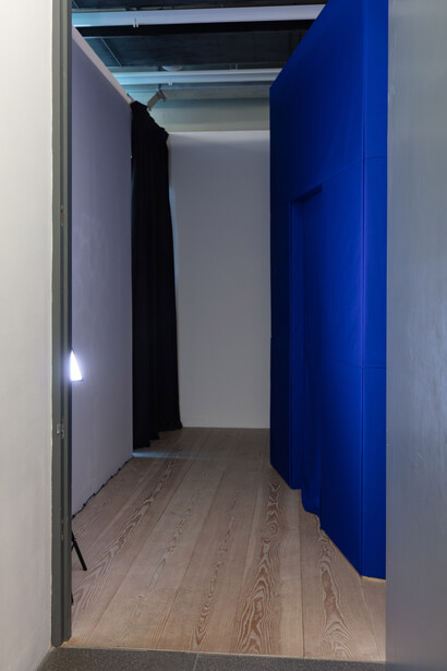 Installation view, Mark Fell, The Concept of Time is Intrinsically Incoherent, 2019. Photo: Anna Lukala, Courtesy of Focal Point Gallery
 