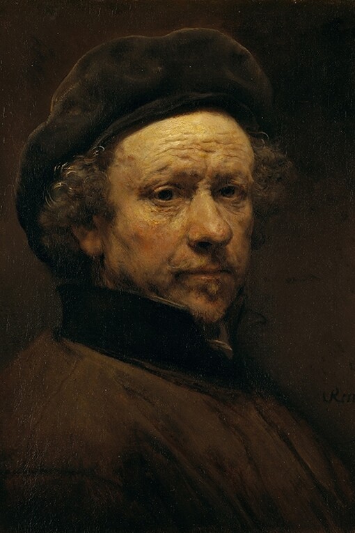 Rembrandt van Rijn. “Self-portrait, aged 51”, ca. 1657.