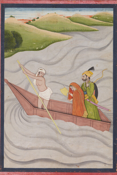 Gambhira Raga, Maître de la première génération après Manaku et Nainsukh de Guler, région Pahari, peut-être Guler, vers 1790 ap. J.-C. Avec l'aimable autorisation du Musée Rietberg