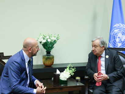 Charles Michel, Presidente del Consejo Europeo, asiste a la conferencia “Llamamiento a la acción: Se necesita una respuesta humanitaria urgente en Gaza” celebrada el 11 de junio de 2024 en Amán