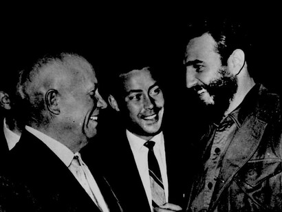 Kruschev con Castro