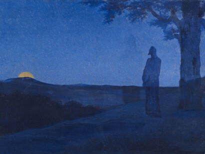 Alphonse Osbert, The Solitude of Christ. Exhibitor: Agnew's
