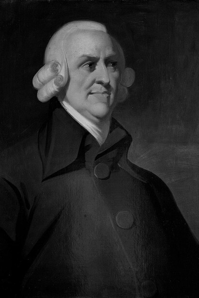 Portrait of the political economist and philosopher Adam Smith (1723-1790) 
