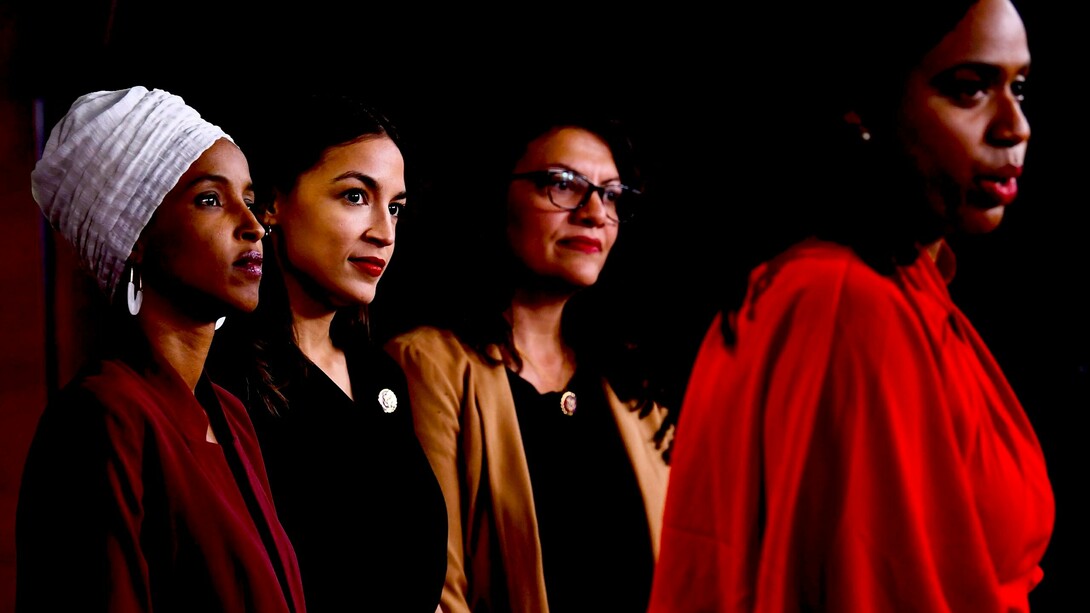 El grupo de congresistas conocido como «The Squad» que recibió los ataques de Trump