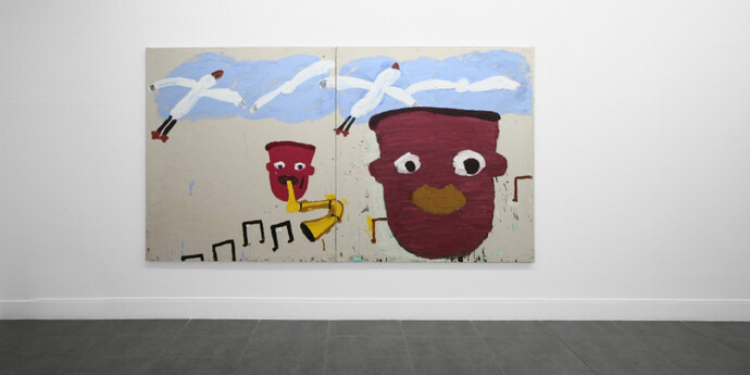 Yellow Sax, Exhibition view. Courtesy of Brand New Gallery