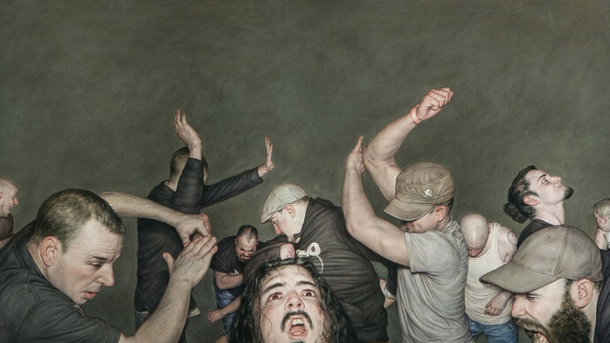 Mosh Pit Paintings 2010 – 2018. Courtesy of StolenSpace Gallery