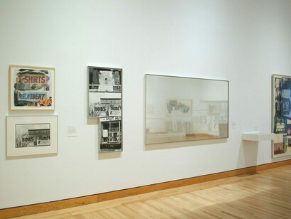 Robert Rauschenberg, Exhibition view. Courtesy of WCMA