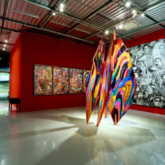 Thasnai Sethaseree, Toxic remains. Parasites of a betrayed dream, exhibition view. Courtesy of Gallery Ver