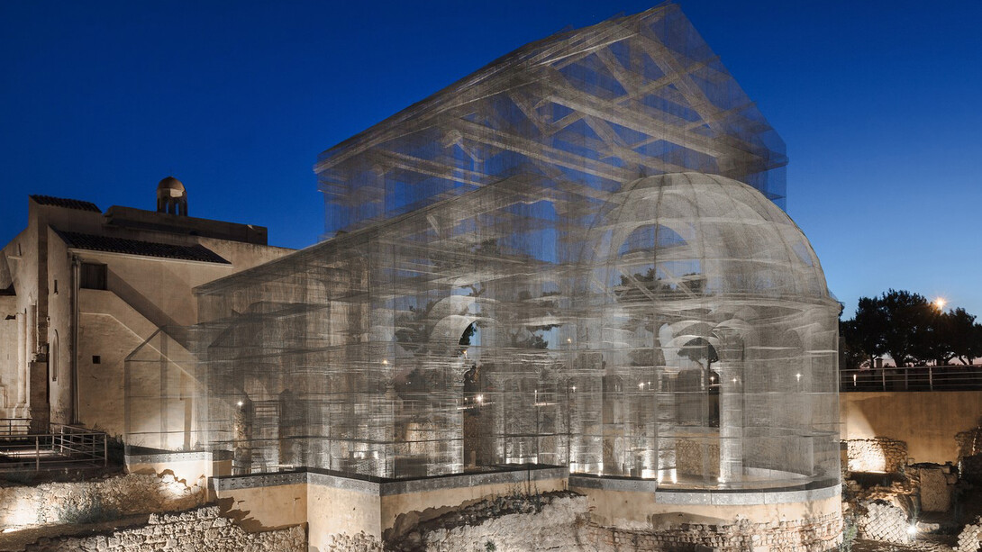 Edoardo Tresoldi, Basilica di Siponto © Roberto Conte 