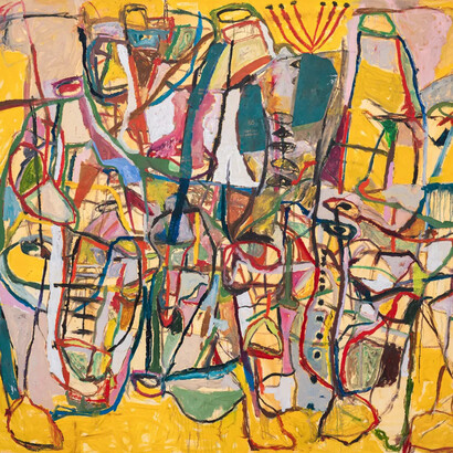 Lu Ferreira, Míngua end sextet, 2024. Courtesy of M+B Gallery 