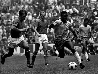 Pelé en el mundial de Inglaterra 66