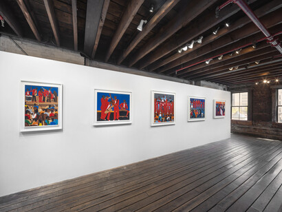 Winfred Rembert, Refuge, exhibition view. Courtesy of Fort Gansevoort